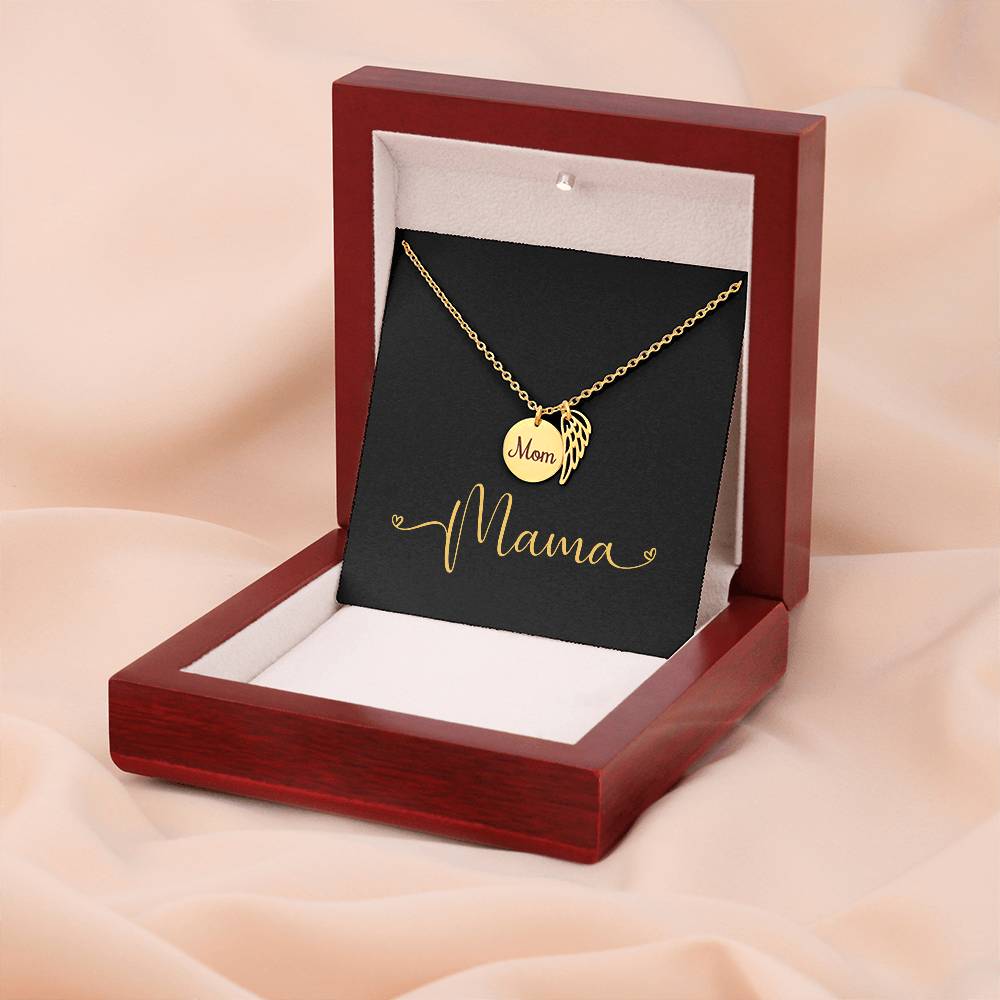 Mom Engraved Necklace