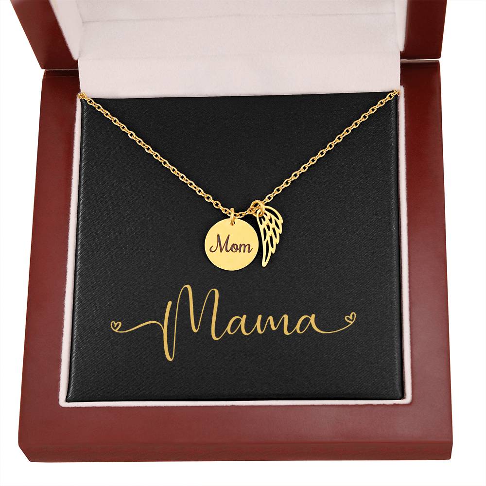 Mom Engraved Necklace