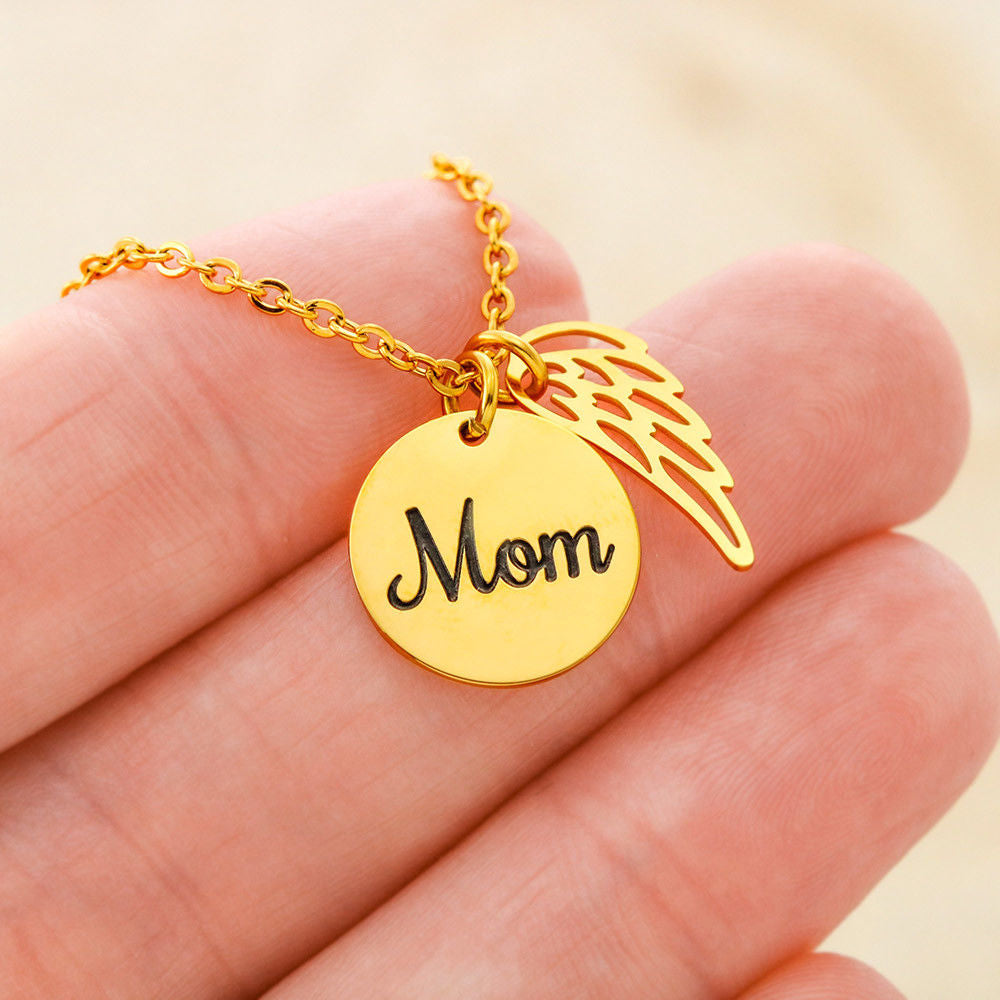 Mom Engraved Necklace