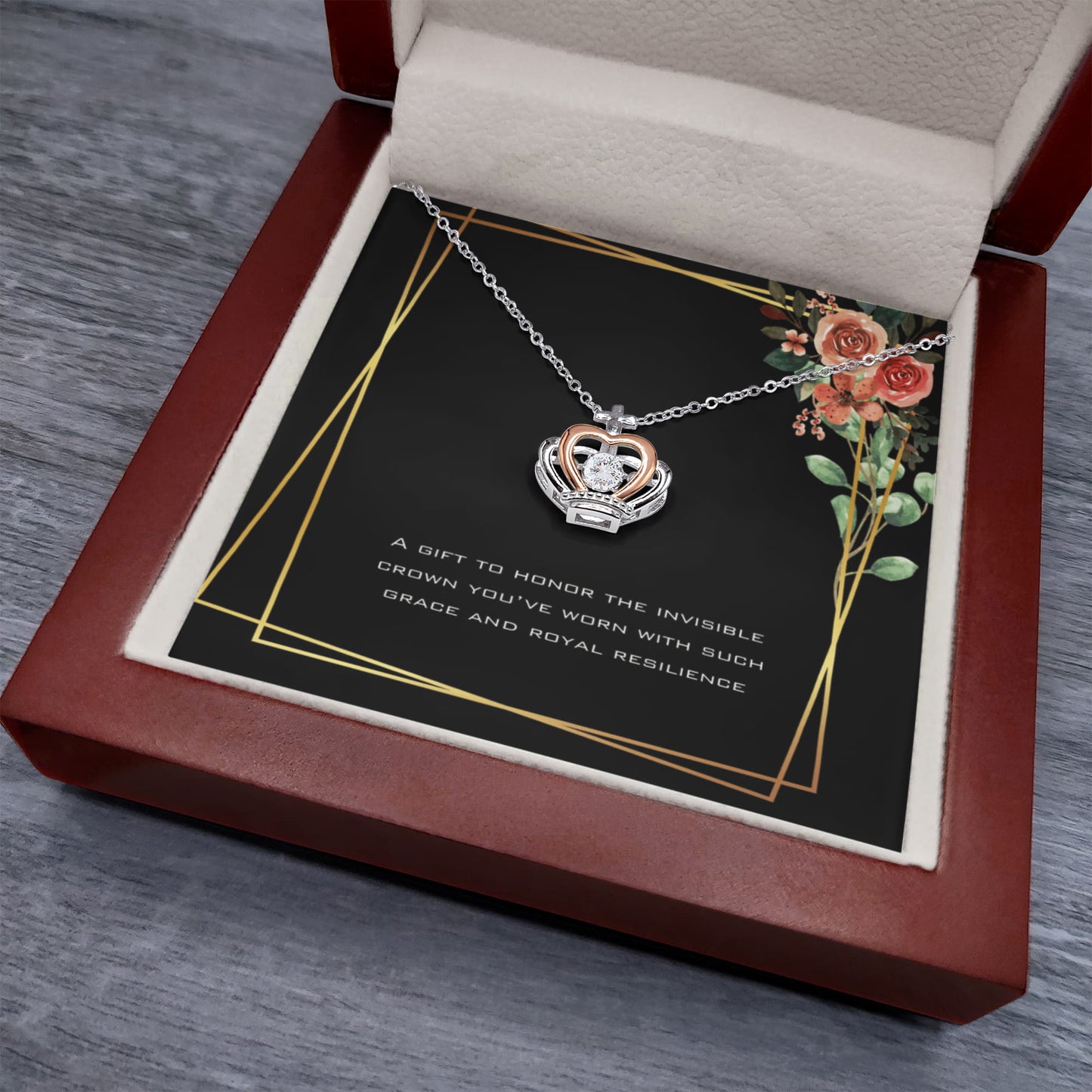 Crown Pendant Necklaces