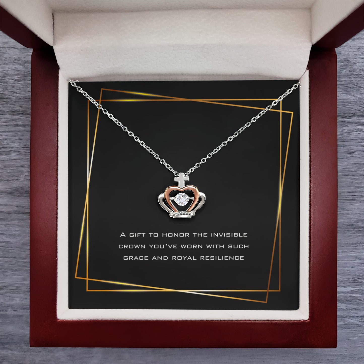 Crown Pendant Necklace