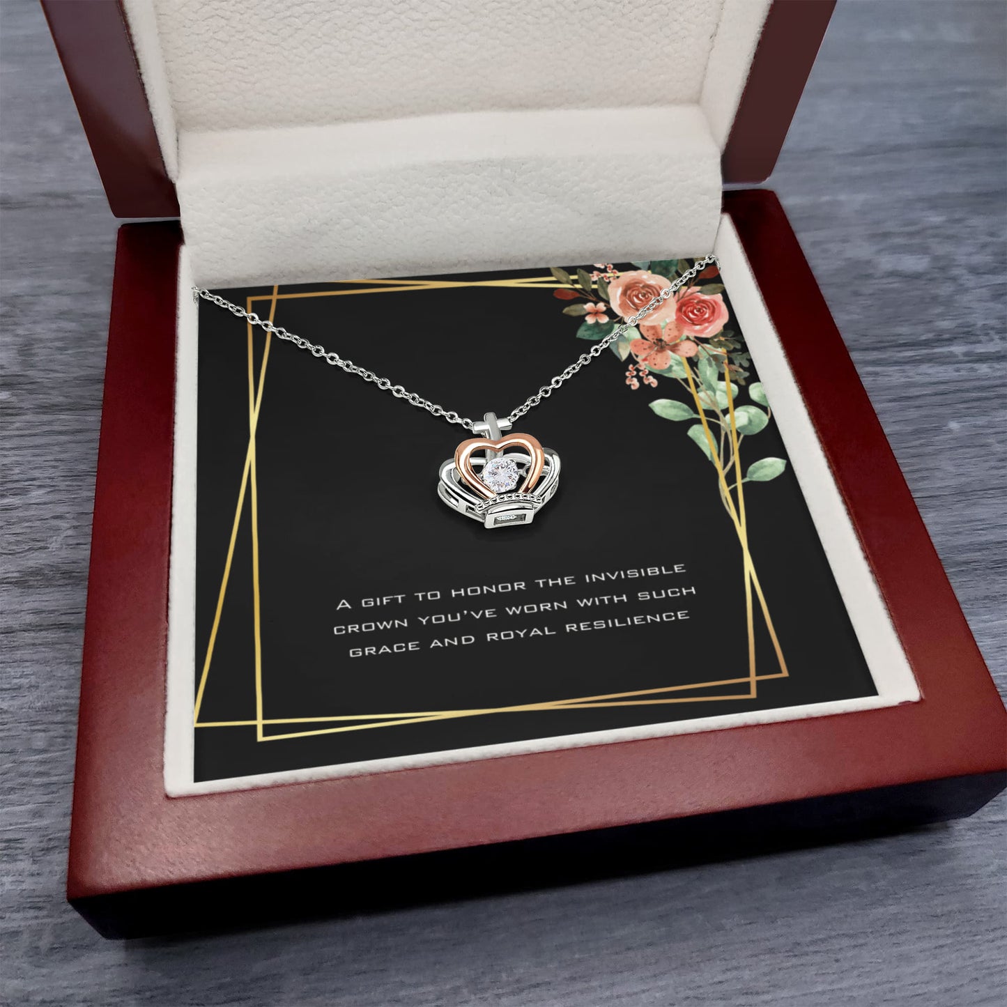 Crown Pendant Necklaces