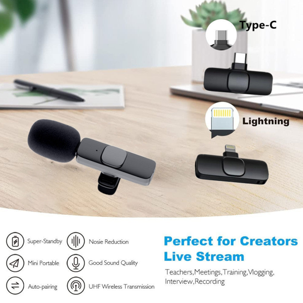 Mini Wireless Portable Audio Microphone