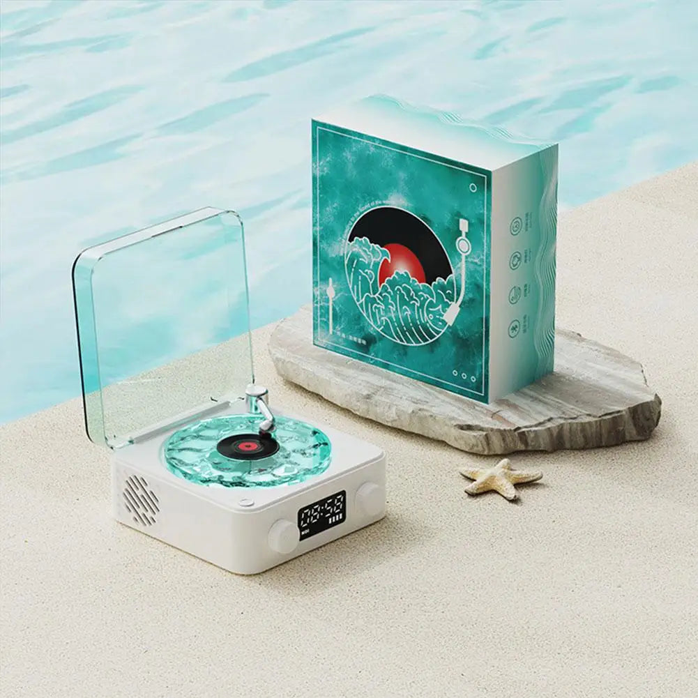 Vinyl Bluetooth Speaker with White Noise Retro  