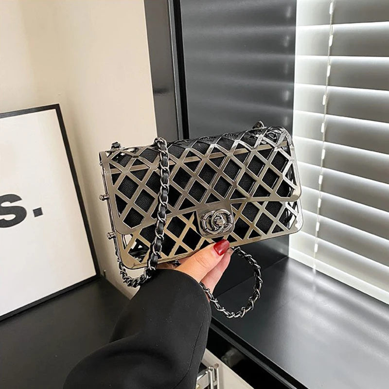 Style Metal Small Square Bag 