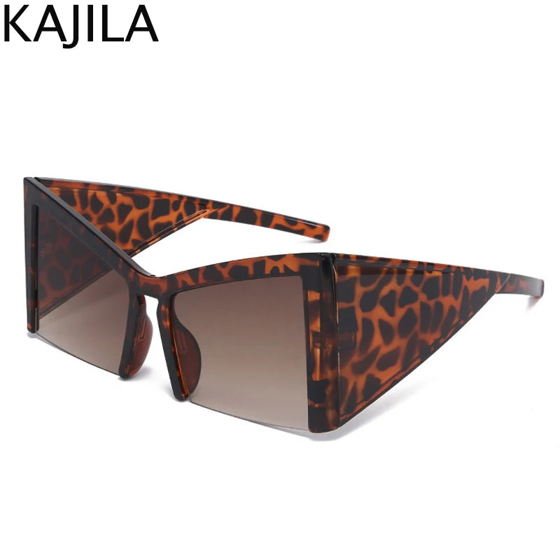 Oversized Square Punk  Sunglasses  