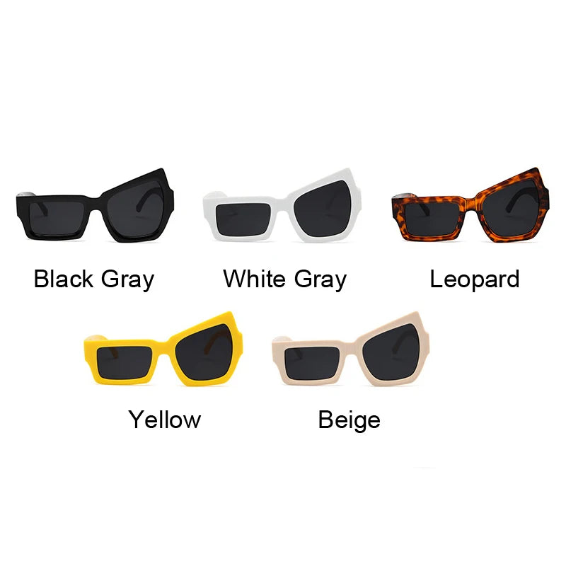 Fashion Irregular Square Sunglasses  