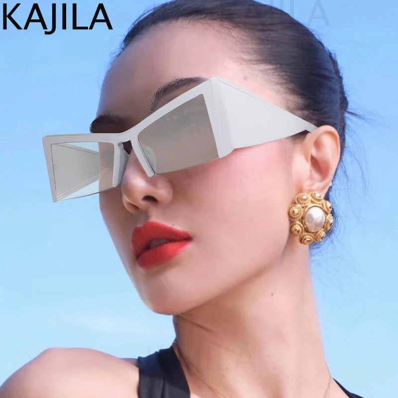 Oversized Square Punk  Sunglasses  