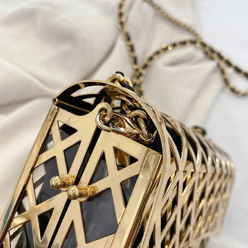 Style Metal Small Square Bag 