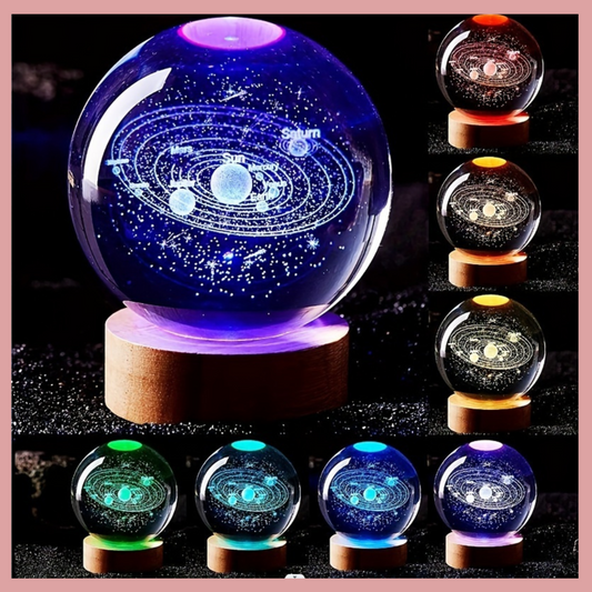 3D Solar System Night Lights