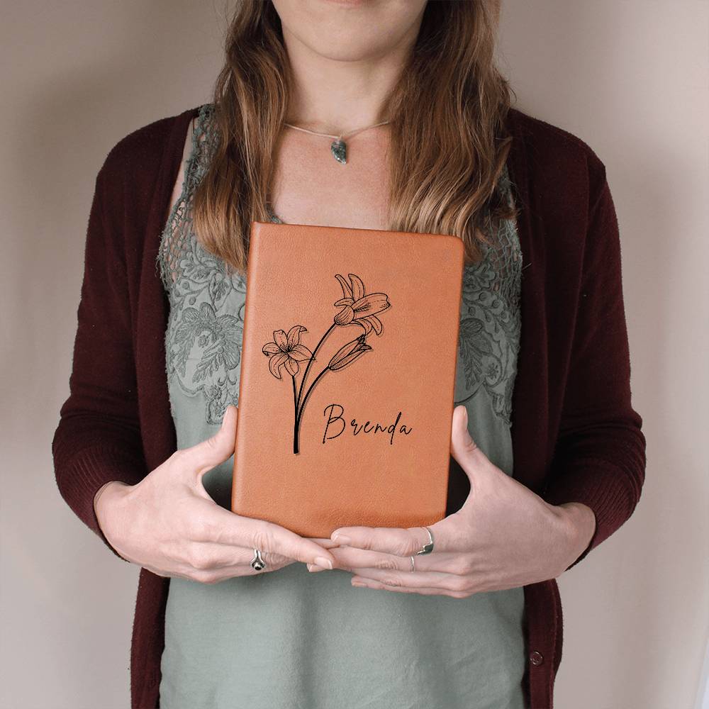 Personalized Flower Name Journal