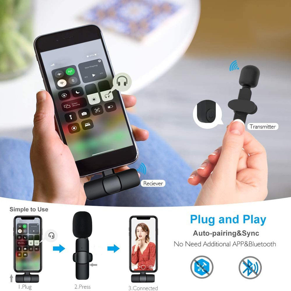 Mini Wireless Portable Audio Microphone